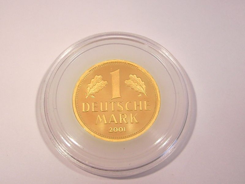 Deutsche Mark 2001   999,9 Gold J