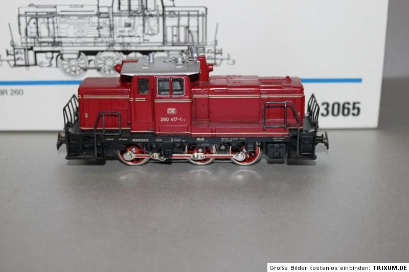 Märklin 3065 Diesellok Baureihe 260 417 1 DB Telex Spur H0 OVP