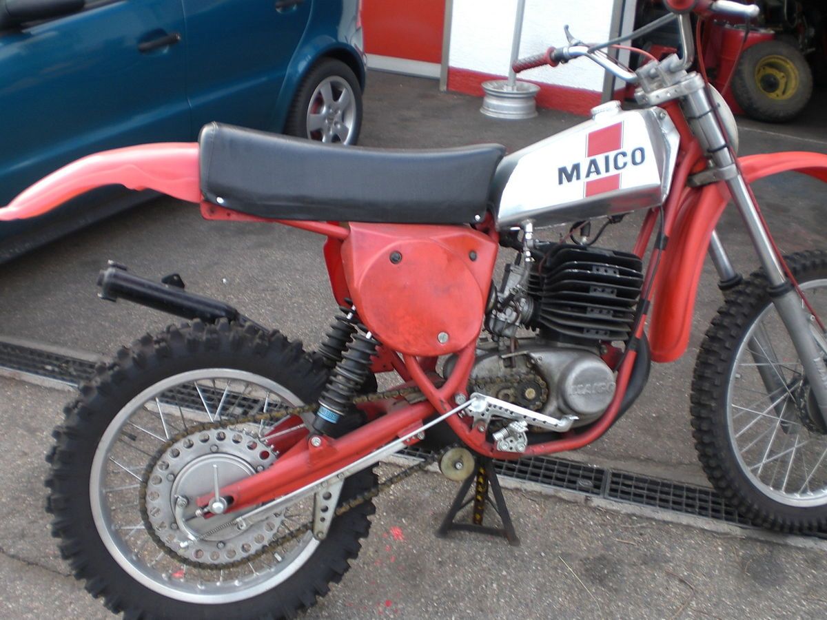 Oldtimer Motorrad Maico Twinshock Motocross Bj. 1976 77 MC 440