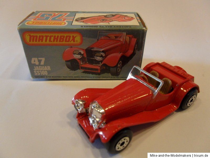 Matchbox ★ Lesney ★ # 47 JAGUAR SS 100