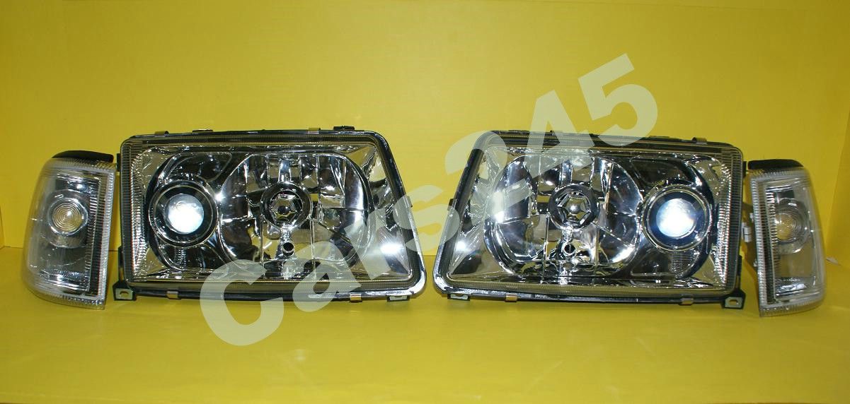 Audi 100 C3 Scheinwerfer mit Blinker Projector Set