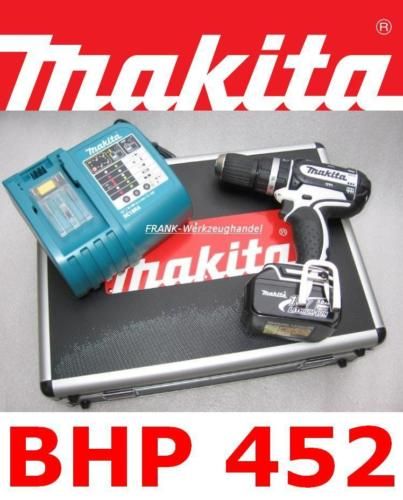 MAKITA BHP 452 Akkuschrauber Set 18V Li Ion BHP452 W