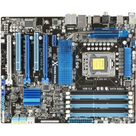 ASUS P6X58D E ATX Mainboard Intel 1366 SATA FiWi LAN