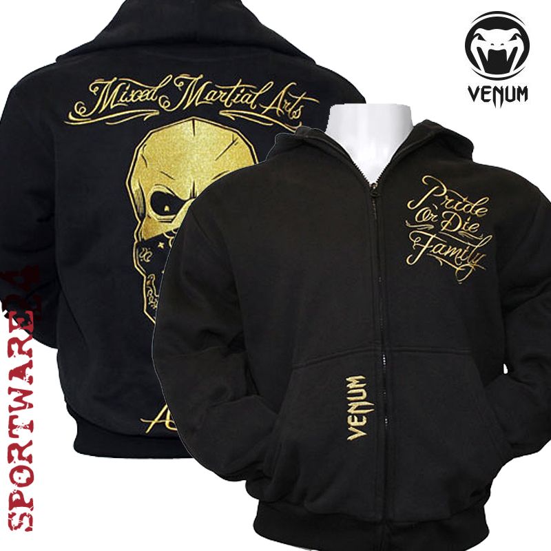 Venum Pride Or Die Zip Hoody Hoodie MMA Muay Thai S XXL