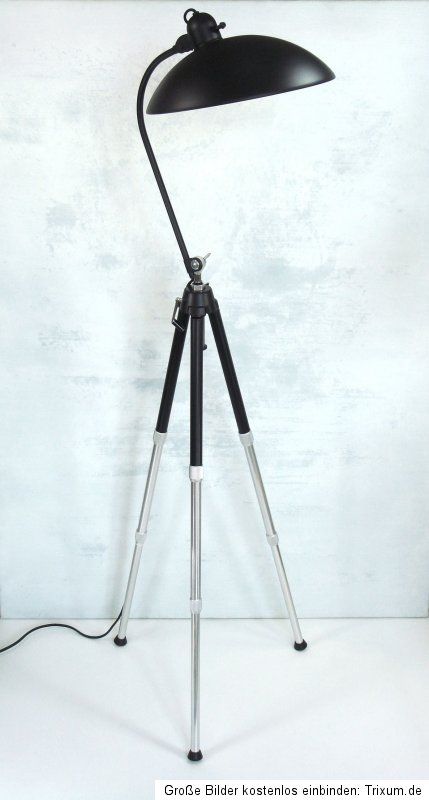 Tripodlampe Dreibein Lampe Tripod Leuchte Stehlampe Bauhaus Kaiser