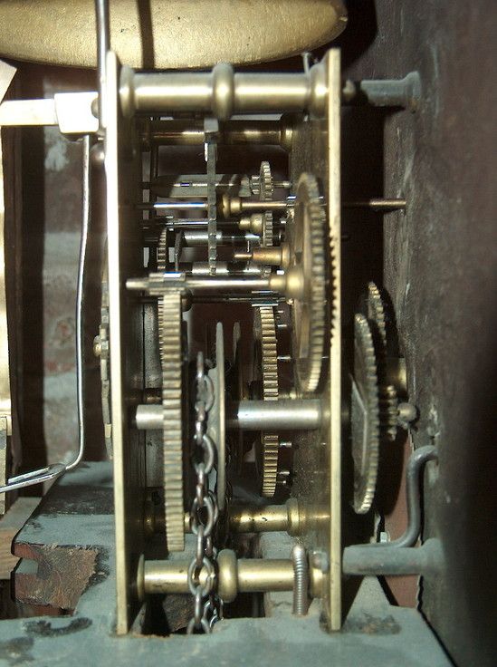 engl. Bilder Standuhr,wohl W. Flather Halifax um 1870, mit