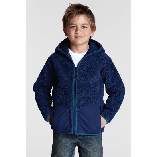 LANDS´ END Jungen Fleecejacke Jacke Kapuzenjacke Fleece