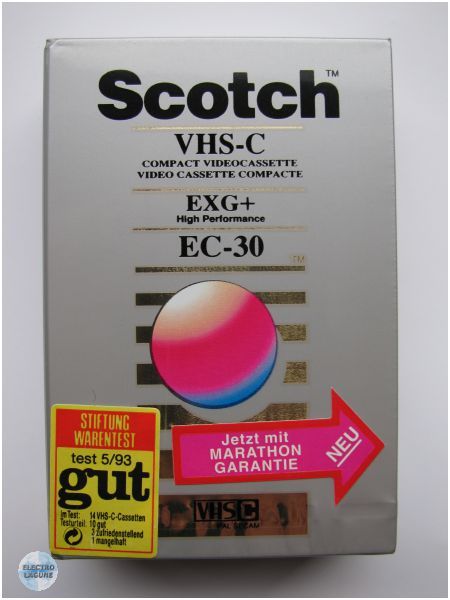 SCOTCH EC 30 EXG+ VHS C Camcorder Video Kassette SEALED NEU (EU Shop