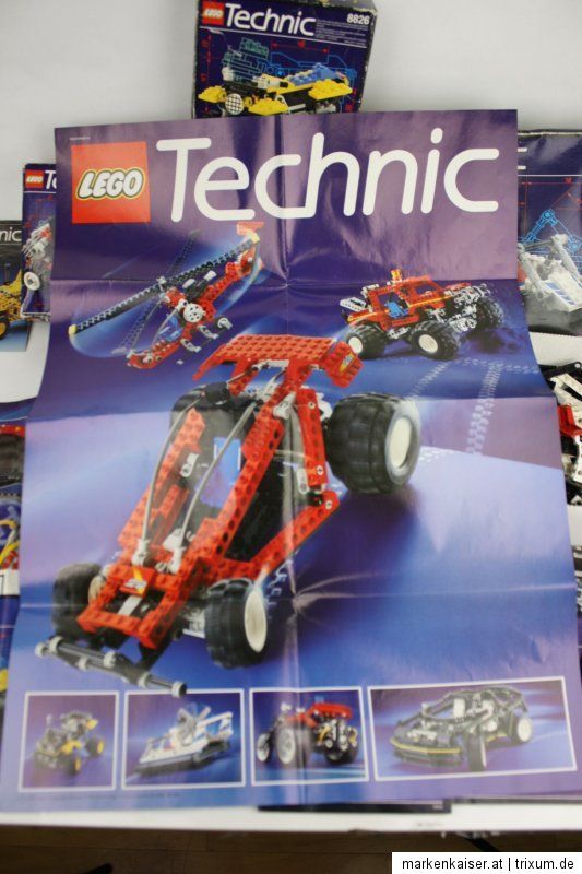 Lego Technic Konvolut 8810 8815 8826 8824 Luftkissenboot Gokart