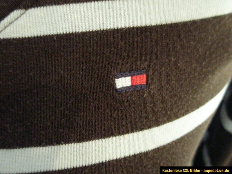 Sportlicher TOMMY HILFIGER V Neck Pullover Gr.M