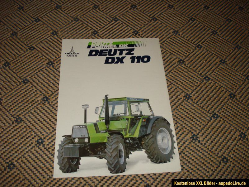 Original Deutz Fahr Formel DX 110 Prospekt