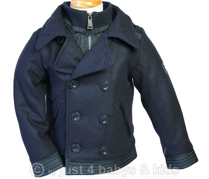 superschicke Winterjacke RESET Boys Cabanjacke navy NEU