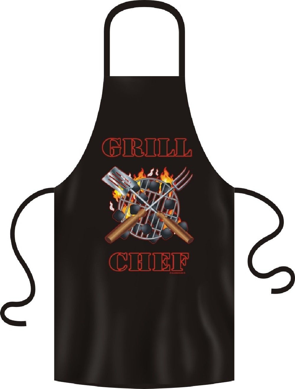 Grillschürze Fun Motiv ,,Grill Chef, stylisch & funny