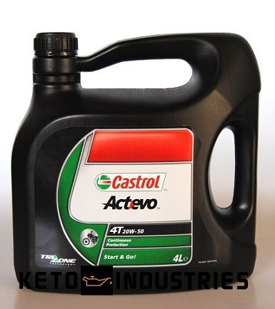 Castrol Act Evo 4T 20W 50   4L Motorenöl   Grundpreis 7,00€/L