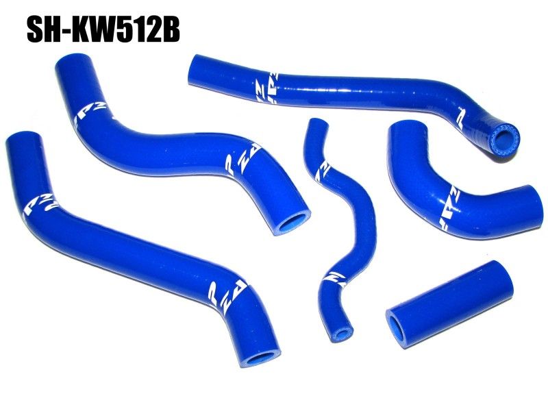 ZAP Silikon Kühlerschlauch Kawa KXF 450 06 08 Blau