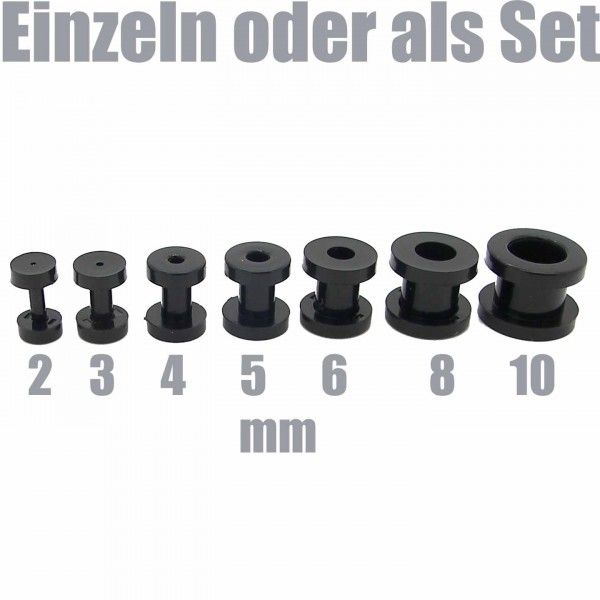 10 mm Set Dehnstab Tunnel Plug Dehnungsset Expander Taper double