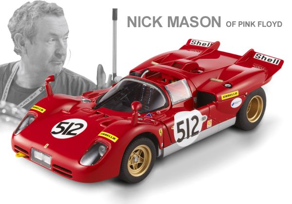 Ferrari 512 S owned by Nick Mason by Mattel Elite ELT T6253