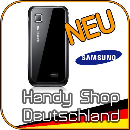 Original Samsung Wave 525 GT S5250 Akkudeckel cover Neu Schwarz