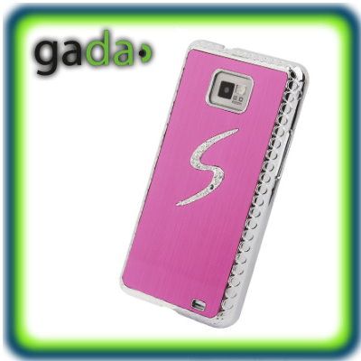 SAMSUNG GALAXY S2 i9100 STRASS CASE SCHUTZ HÜLLE COVER TASCHE GLITZER