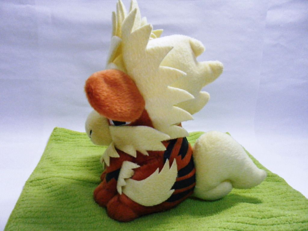 POKEMON Diamond and Pearl Arcanine Plush Doll BANPRESTO 2007