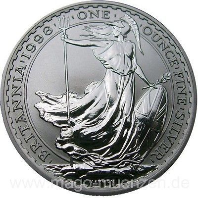 Großbritannien 2 Pounds Britannia 2013 1 Oz Silber