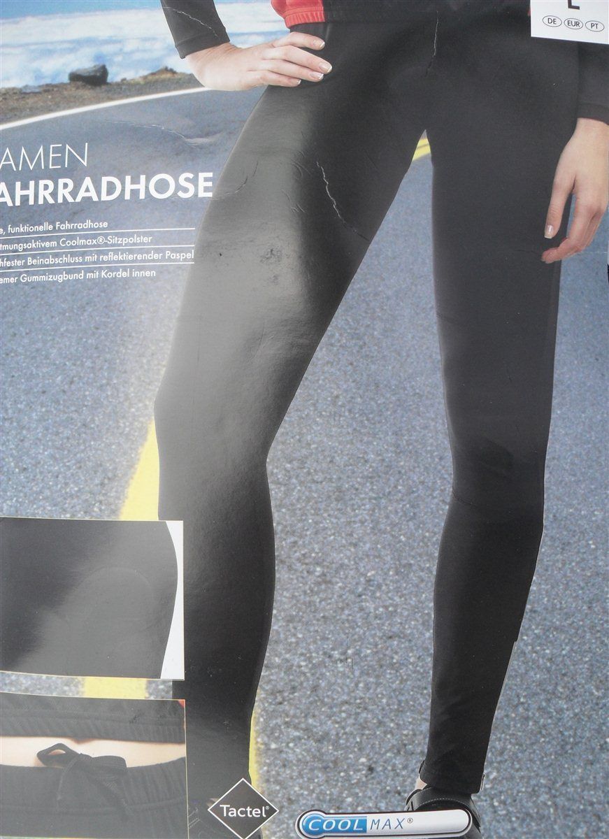 Fahrradhose Lang Damen Gr S M L (K 542)