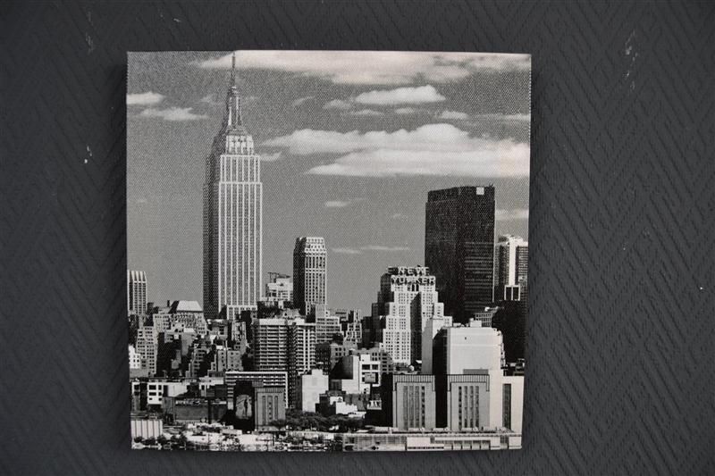 New York Bild Bilder Set 4 teilig Leinwand Druck 20 x 20 cm