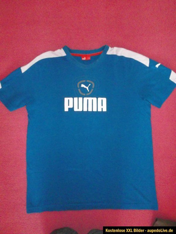 Puma Herren Tshirt Gr. L, blau XXL Bilder