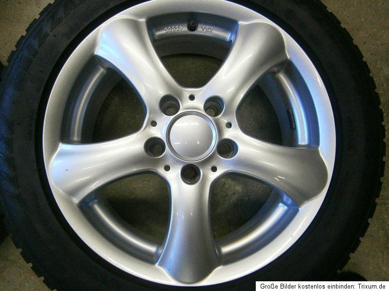 4x Mercedes C B A Klasse W204 W245 W168 W169 Alufelgen 7x16 ET43