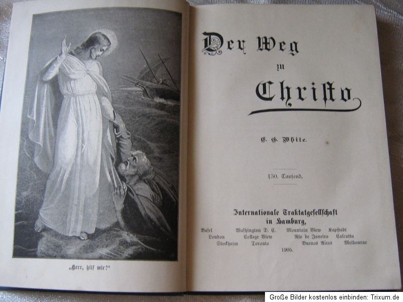 Das Buch Der Weg zu Christo aus 1905