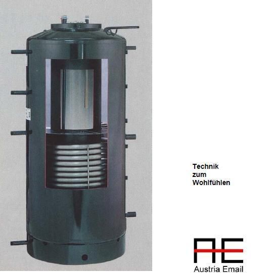 Austria Email SISS Kombi Speicher 550 Liter / 150 Liter Höhe 1870 mm