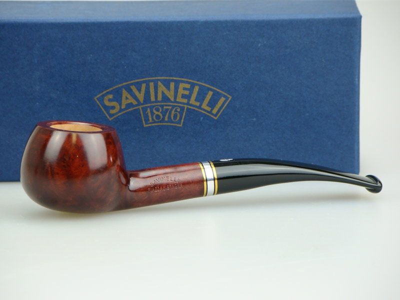 Savinelli Pfeife Piazza di Spagne Shape 315 9mm Braun #840