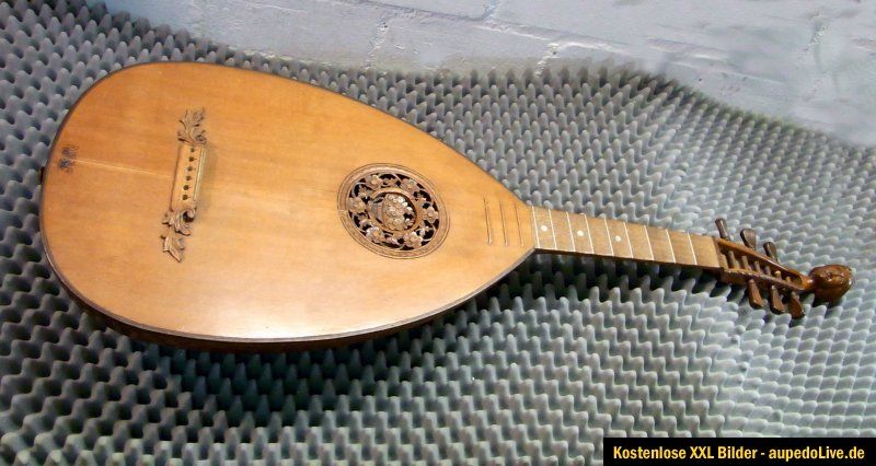 RITMÜLLER & SOHN Antik 1922 LAUTE GITARRENLAUTE MANDOLINE LUTE GUITAR