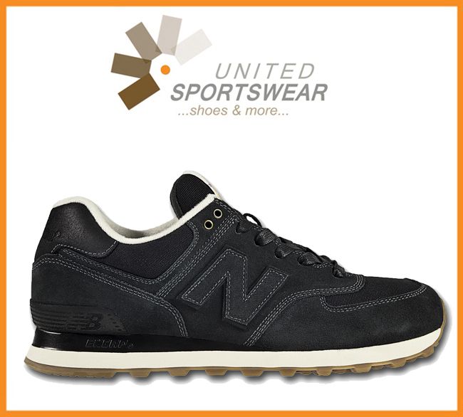 New Balance NB ML 574 WKK Leder Wildleder Black Schwarz Modell 2012