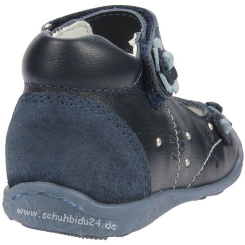 PRIMIGI LIGEIA SPANGENSCHUH GR 24 BLAU BALLERINA SCHUHE NEU OVP