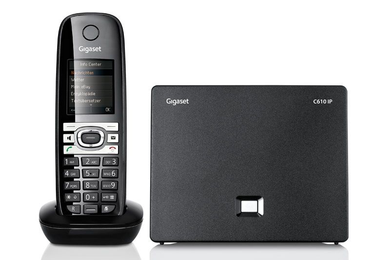 Siemens Gigaset C610 IP  VoIP Internet / Analog Schnurlos DECT Telefon