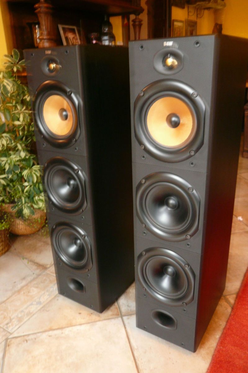 DM 604 Standlautsprecher schwarz, 3 Wege Bowers & Wilkins Top Zustand