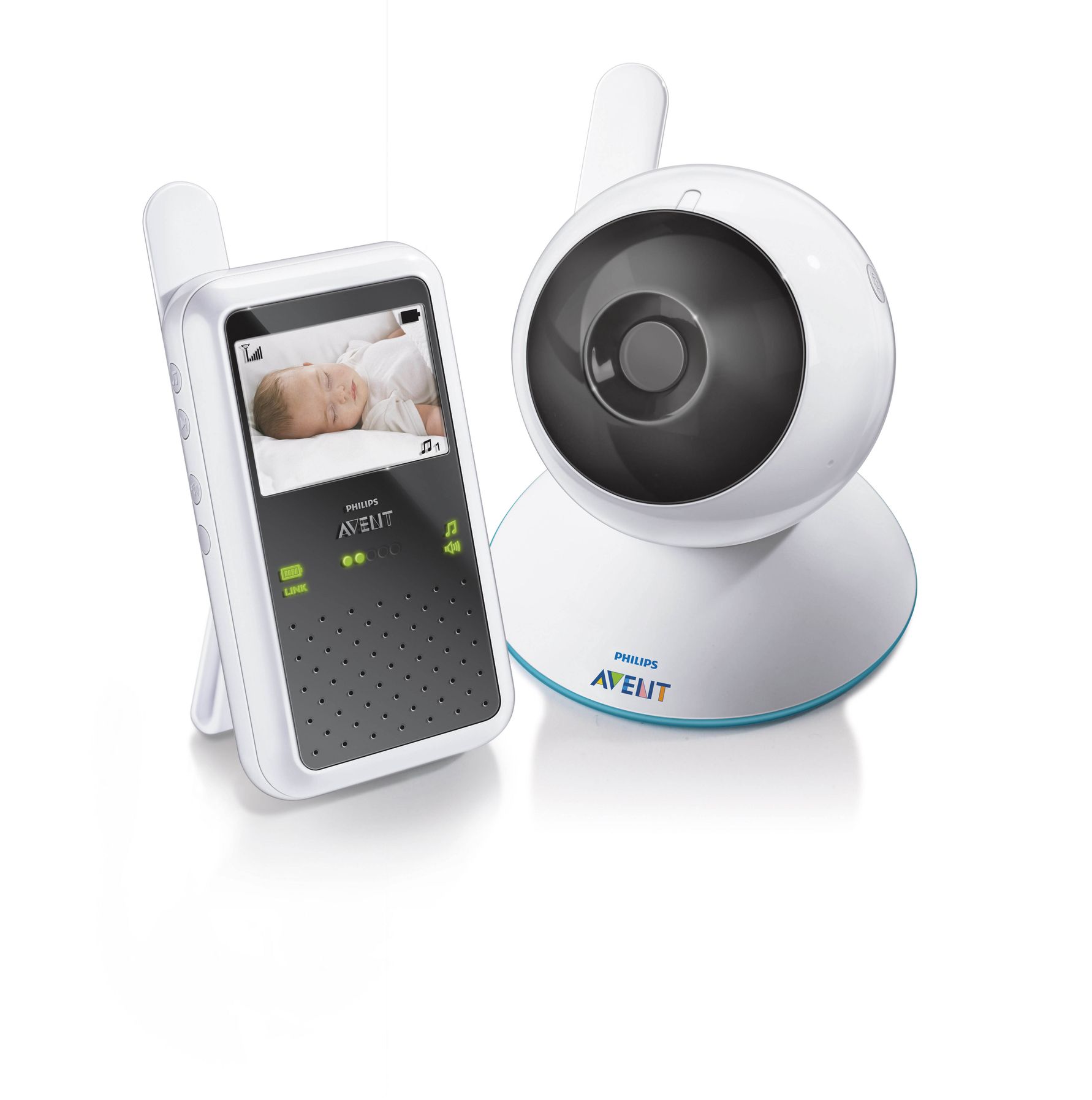 Philips Avent SCD 600 Babyphone mit Kamera Video 2,4 Infrarot