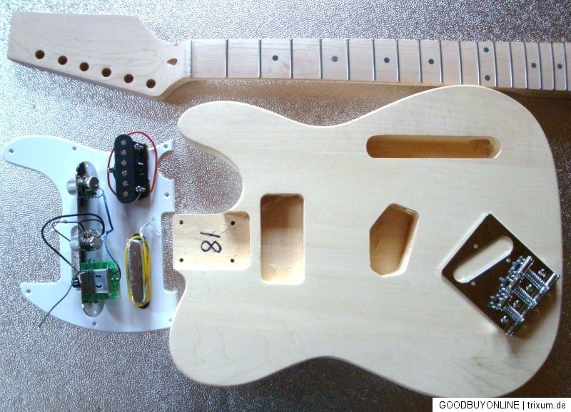 Gitarre Bausatz Telecaster Style E Gitarre Komplet Bausatz