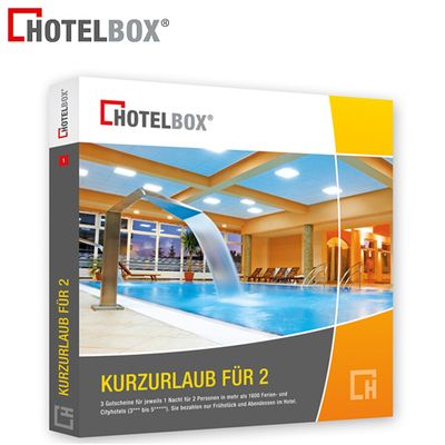 HOTELBOX KURZREISE KURZURLAUB REISEN FÜR 2 PERSONEN