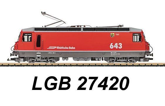 LGB 27420 RhB Ellok Ge 4/4 III 643, digital, neu