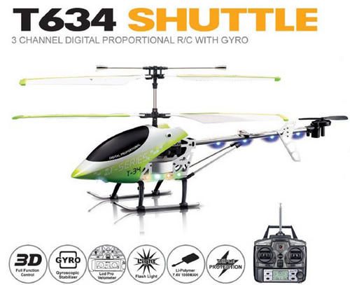 MJX T634 (T 34) Shuttle, RTF, RC hubschrauber (heli) Gyro&Servo, 3ch