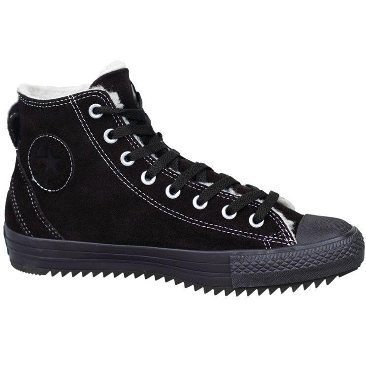 Converse Chucks AS Hi Hollis Shearling Braun Gefüttert Schuhe