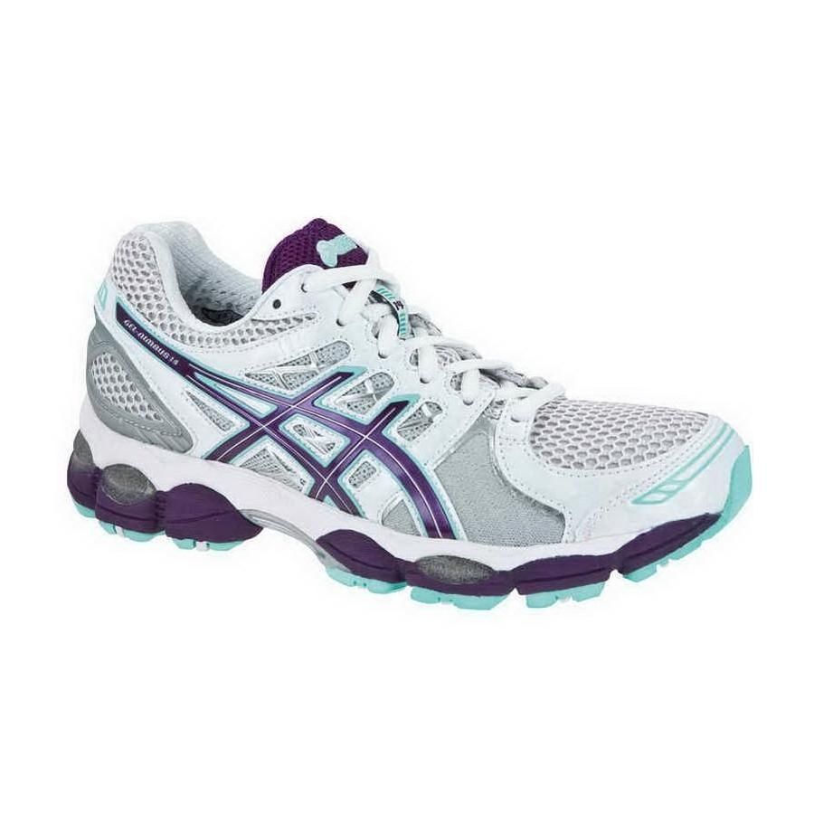 Asics GEL Nimbus 14 Weiß Damen Schuhe Laufschuhe Fitnessschuhe