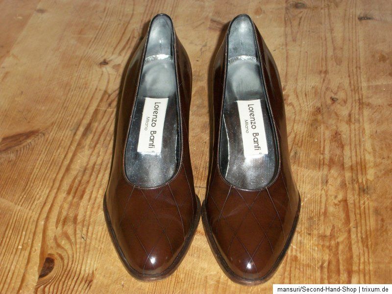 Lorenzo Banfi schuhe Pumps Ascot Leder Gr 37,5