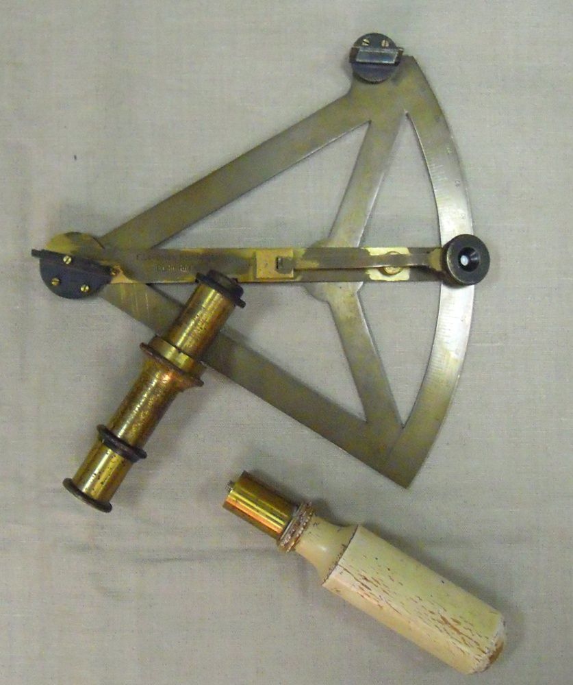 antiker Sextant E. Leybolds Nachfolger Coeln   Rhein Köln Original