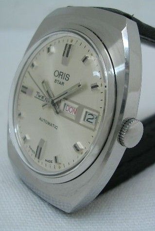 Oris Star Automatic Twen Herrenarmbanduhr 70er Jahre