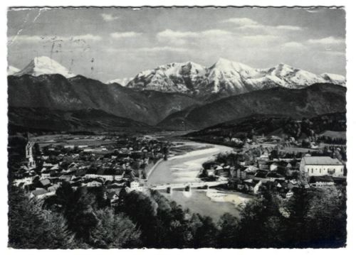 AK Bad Tölz mit Juifen und Demmljoch 1965