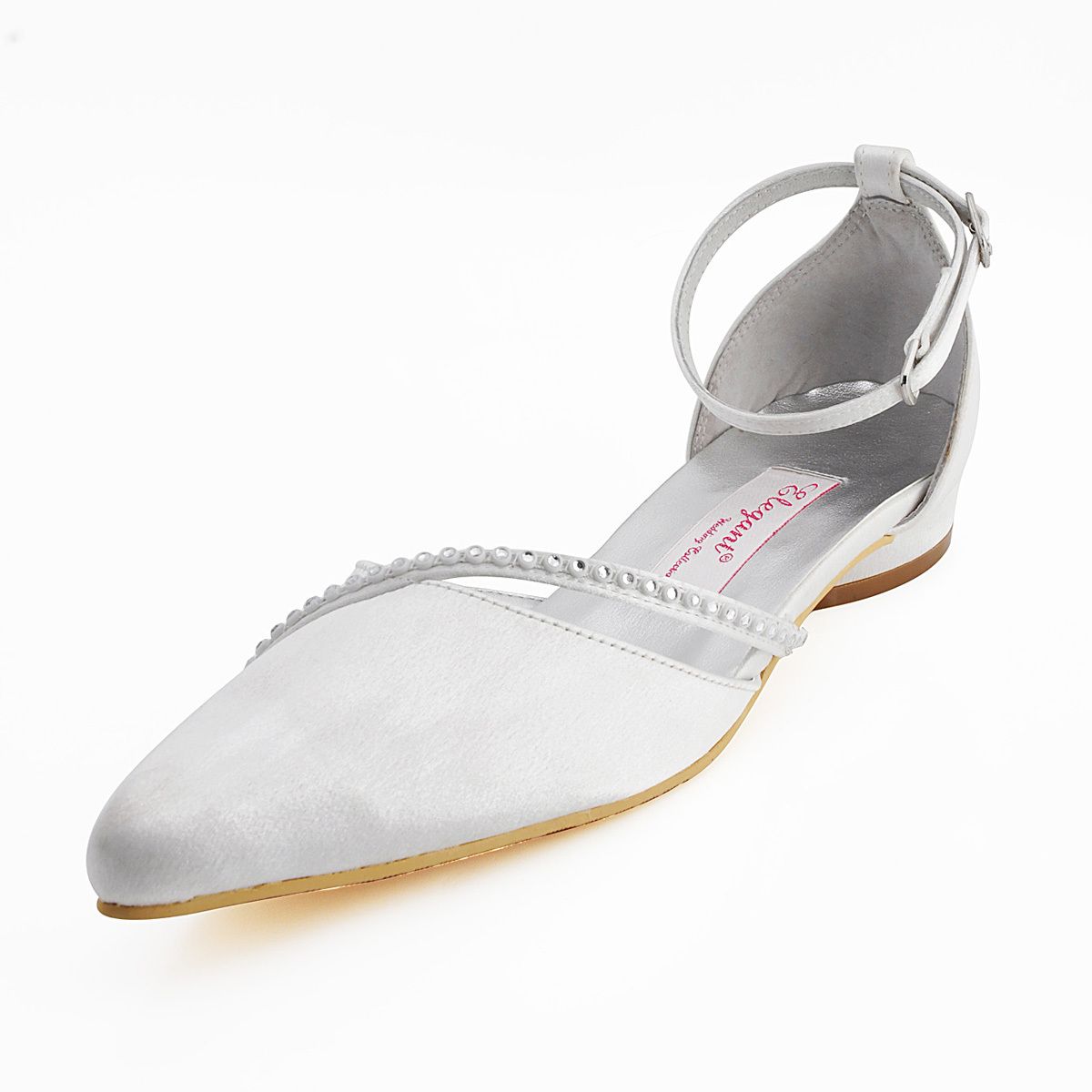 A670 Ivory Brautschuhe Abendschuhe Gr.40,41,42,43