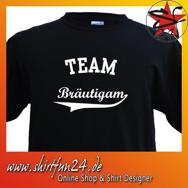 Team Bräutigam JGA Junggesellenabschied Ehe T Shirt